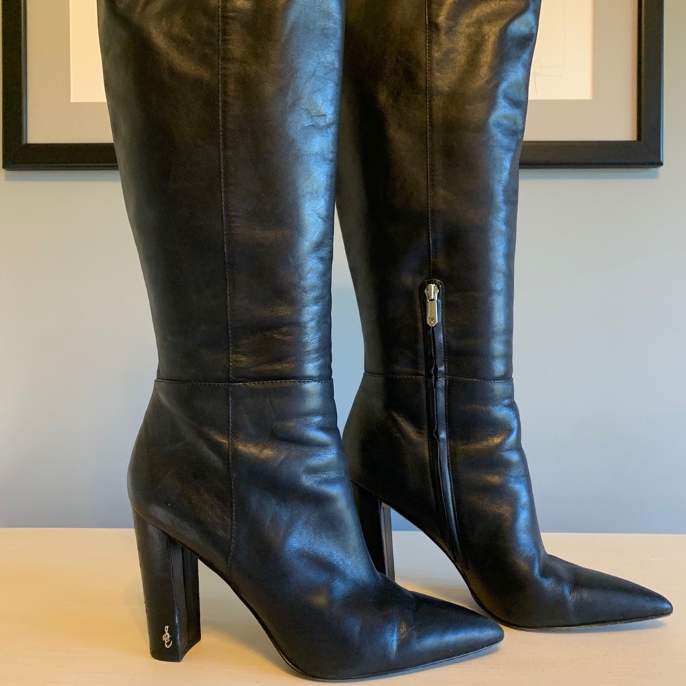 Sam Edelman Raakel Black Modena Calf Leather